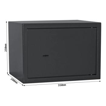 Rottner Möbeltresor Jupiter 3 Doppelbartschloss anthrazit T06449